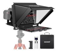NEEWER X12 Teleprompter de Aleación Aluminio con Control Remoto RT-110 y Aplicación, Compatible con iPad, Tablets iOS/Android, Smartphones, Cámaras DSLR.