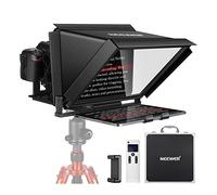 NEEWER X12 Teleprompter de Aluminio con RT-110 Remoto (Conectado por Bluetooth Teleprompter App) y Estuche, Compatible con iPad, Tabletas iOS/Android, Teléfonos Inteligentes, DSLR (Negro)