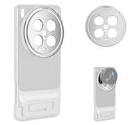 NEEWER X200 Ultra Placa Trasera Lente, 17mm Rosca Adaptador Phone Lens Aleación Aluminio para Principal & Teleobjetivo Cámaras, Compatible con Vivo X200 Ultra Original Phone Case, PA112 (Pateado)