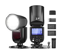 NEEWER Z1-S TTL Kit de Flash Speedlite de Cabeza Redonda Compatible con Sony, 76Ws 2.4G 1/8000s HSS Flash con Lámpara de Modelado, Dos Baterías de Litio de 2600mAh y Cargador USB, Reciclaje de 1,5s