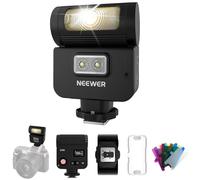 NEEWER Z140 16Ws Mini Camera Flash Light, GN15 1200mAh/1200 Flashes/1,2s Reciclaje/6200 ± 200 K, Manual 1/128-1/1 Potencia & S1/S2 Modo, Speedlite Compatible con Canon Nikon Sony Fujifilm Cámaras