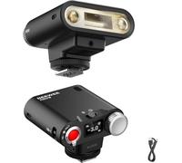 NEEWER Z160U-C Flash Speedlite Cámara, Compatible con Canon, Compatible con Godox, 18Ws GN14 6000K TTL 1/8000 HSS, Flash Montaje en Cámara con Batería USB-C 1100mAh, Reciclado 1.4s 1100 Destello
