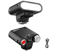 NEEWER Z160U-S Flash Speedlite para cámara Compatible con Sony, Compatible con Godox, 18 W GN14 6000 K TTL 1/8000 HSS en la cámara Flash con USB C 1100 mAh batería 1.4s Reciclaje 1100 Flashes de