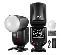 NEEWER Z2-C 2.4G TTL Flash Speedlite Cabeza Redonda Compatible con Canon, 76Ws 1/8000s HSS con Difusor, 2 Lámparas Modelar, Interfaz Mejorada, Tecla Palanca TTL/M, 3000mAh Batería, 600 Flash Potencia