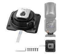 NEEWER Z2-F Zapata Repuesto Montaje, Solo para Z2-F/Z2Pro-F/Z2II-F Flash Cabeza Redonda Compatible con Fujifilm Cámaras, Adaptador Zapata Speedlite Repair Part con Interfaz Contacto Metálica Mejorada