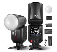 NEEWER Z2-S 2,4G TTL Flash Speedlite Cabeza Redonda para Sony, 76Ws Speedlight con Dome Difusor, UI Mejorada, TTL/M TCM Tecla,2 Lámpara Modelado 1/8000s HSS 7,4V/2600mAh Batería 480 Potencia Completa