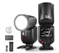 NEEWER Z2PRO-S 2.4G TTL Flash Speedlite Cabeza Redonda, Compatible con Sony, Inalámbrico Compatible con Godox, 76Ws 1/8000s HSS, UI Mejorada, Interruptor TTL/M TCM, 3000mAh 600 Potencia Luz, Difusor