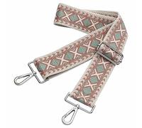 Nefelibata Correa de Hombro Ancha, Correa de Repuesto Ajustable de 2 Pulgadas, Bolsa Cruzada de Lona multipatrón, Cinturones para Bolso Unisex, Bolsas Cruzadas, Bolsas de Hombro, Bordado Oliva