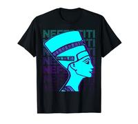 Nefertiti Reina Egipcia Antiguo Egipto Retro Camiseta