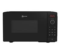 Neff FLAWG20S2 - Microondas, N30, 44 x 26 cm (ancho x alto), pantalla LED, palanca de control y 1 botón táctil, puerta giratoria lateral, programas atómicos, Easy Clean, Easy Clock, color negro