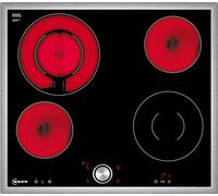 NEFF T16BT60N0 N70 - Placa eléctrica autosuficiente, color negro, 60 cm de ancho, fabricado en Alemania, TwistPad, marco de acero inoxidable, 4 zonas de cocción, edición exclusiva de Amazon