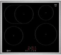 NEFF T56SBF1L0 N 50 - Placa de inducción, vitrocerámica autosuficiente de 60 cm de ancho, control táctil, nivel de potencia, inicio rápido, Re Start, con marco, color negro