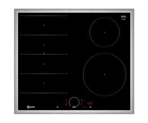 NEFF T66SHE4L0 N 70 Placa de inducción, vitrocerámica autosuficiente de 60 cm de ancho, Twist Touch, Flex Induction, Home Connect, Smart Hood Automatic, color negro