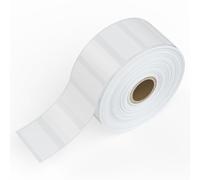 NefLaca 1000 etiquetas térmicas de 33 mm x 15 mm, etiquetas multifuncionales, autoadhesivas, adecuadas para oficina, casa, escuela, cocina, color blanco, etiquetas autoadhesivas para impresora térmica