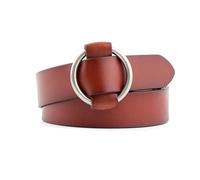 NEFLUM Cinturón de mujer de cuero sin agujeros, cinturón de cintura para mujer, pantalones vaqueros, cinturón decorativo informal para accesorios de ropa, 115cm