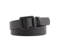 Cinturón de mujer sin agujeros cinturón de cintura Jeans femeninos cinturón decorativo informal cinturón de vestir para accesorios de ropa de mujer, Negro, 107x2.4cm