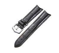 NEFLUM Correa de reloj de cuero con interfaz curva, correa de reloj de 19 mm, 20 mm, 21 mm, 22 mm y 24 mm, accesorios para reloj de hombre,19mm