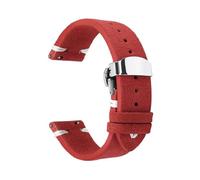 NEFLUM Correa de reloj de cuero de gamuza suave de 18 mm, 20 mm y 22 mm, pulsera de reloj de liberación rápida con cierre plegable,18mm