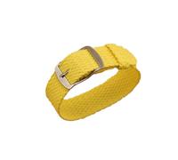 NEFLUM Correa de reloj de lona de nailon, repuesto de pulseras, accesorios de reloj, 14mm, 16mm, 18mm, 20mm, 22mm,Amarillo,14mm