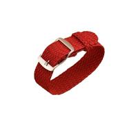 NEFLUM Correa de reloj de lona de nailon, repuesto de pulseras, accesorios de reloj, 14mm, 16mm, 18mm, 20mm, 22mm,Rojo,22mm