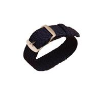 NEFLUM Correa de reloj de lona de nailon, repuesto de pulseras, accesorios de reloj, 14mm, 16mm, 18mm, 20mm, 22mm,Azul real,22mm