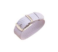 NEFLUM Correa de reloj de lona de nailon, repuesto de pulseras, accesorios de reloj, 14mm, 16mm, 18mm, 20mm, 22mm,Blanco,22mm