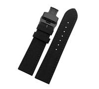 NEFLUM Correa de reloj de nailon + cuero, pulsera de reloj de lona impermeable para hombre, 19mm, 20mm, 22mm, 23mm y 24mm,24mm