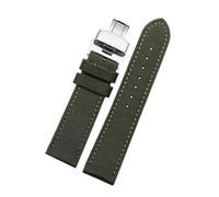 NEFLUM Correa de reloj de nailon + cuero, pulsera de reloj de lona impermeable para hombre, 19mm, 20mm, 22mm, 23mm y 24mm,20mm