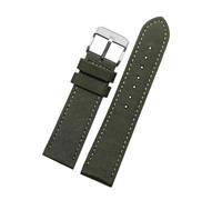 NEFLUM Correa de reloj de nailon + cuero, pulsera de reloj de lona impermeable para hombre, 19mm, 20mm, 22mm, 23mm y 24mm,20mm