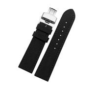 NEFLUM Correa de reloj de nailon + cuero, pulsera de reloj de lona impermeable para hombre, 19mm, 20mm, 22mm, 23mm y 24mm,23mm