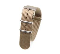 NEFLUM Pulsera de reloj de nailon colorida, accesorios de repuesto para correa de reloj de 18mm, 20mm y 22mm,Caqui,22mm