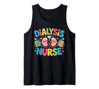 Nefrología Enfermera Diseño Hombres Mujeres Hemodiálisis Enfermería Camiseta sin Mangas