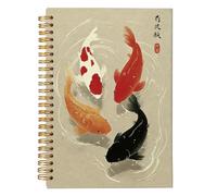 NEGIGA Japanese Koi Fish Notebook Gifts for Women 5.5x8.3