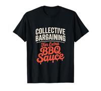 Negociación colectiva para el Día del Trabajo de Salsa BBQ Extra Camiseta