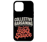 Negociación colectiva para el Día del Trabajo de Salsa BBQ Extra Carcasa para iPhone 12 Pro Max