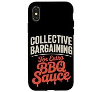 Negociación colectiva para el Día del Trabajo de Salsa BBQ Extra Carcasa para iPhone X/XS