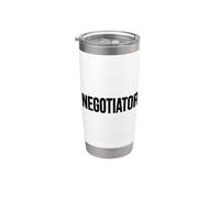 NEGOCIADOR POLICÍA DE LA LEY DE LA POLICÍA CRISIS DE REHACES Vaso térmico de acero inoxidable de doble pared