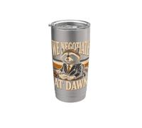 Negociamos en Dawn Raccoon Negociador Vaso térmico de acero inoxidable de doble pared