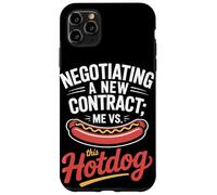 Negociando un nuevo contrato yo vs este Día del Trabajo Hotdog Carcasa para iPhone 11 Pro Max