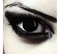 Negra Halloween Zombie Contacto lente Model: Blind Black Negra lente de colores