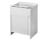 Negrari 4002k - Hunde con puerta corredera, pvc, blanco, de 60 x 50 x 85 cm