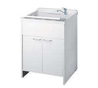 Negrari - 9007K, Cuenca, pvc, Blanco, 60x60x39 cm
