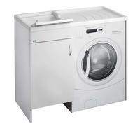 Negrari Eco Cuarto de Lavado Blanco Bañera SX Cubierta Protector Dx Madera