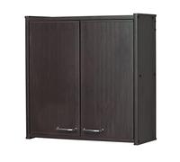 Negrari Mueble de Pared de PVC F760PWAM de Resina PVC, se suministra con Kit de Montaje, Interior/Exterior, 59 x 21 x 59 cm, wengué