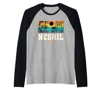 Negril, Jamaica, Playa de Siete Millas, Vibraciones al Atardecer Camiseta Manga Raglan