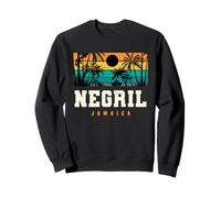 Negril, Jamaica, Playa de Siete Millas, Vibraciones al Atardecer Sudadera