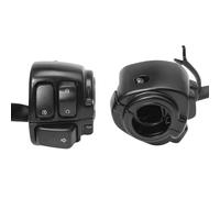 Negro 1 "25 mm Interruptor de Control de Manillar Tornillo Compatible con Modelos de Motocicletas Softail Sportster XL 883 1200 1996 2012
