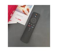 (Negro) 1 funda para Xiaomi Mi Tv Box S Wifi Control remoto Funda de silicona Protector a prueba de golpes Mi