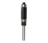 Negro 1 unid 1/4 "Shank Top Bottom Bearing Flush Trim Pattern Router Bit Fresadora 25mm Longitud de la hoja