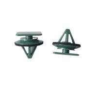 NEGRO 10 Uds. Clips de moldura de alféizar de falda lateral Compatible for Mazda, CX-3 MX-5 CX7 D10E51SJ3 sujetadores automáticos de plástico Clip para tapa de panel de puerta de automóvil